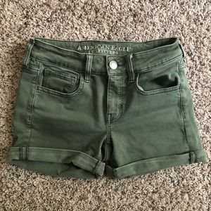Forest Green American Eagle Shorts